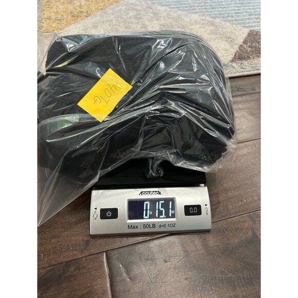 Victoria Holly Black Open Front Knit Cardigan Tie Closure Diamond Pattern Design - Picture 8 of 8